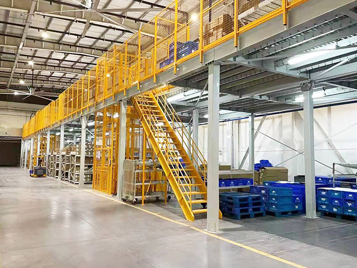 鄭州倉庫鋼平臺項目通過驗收投入使用!